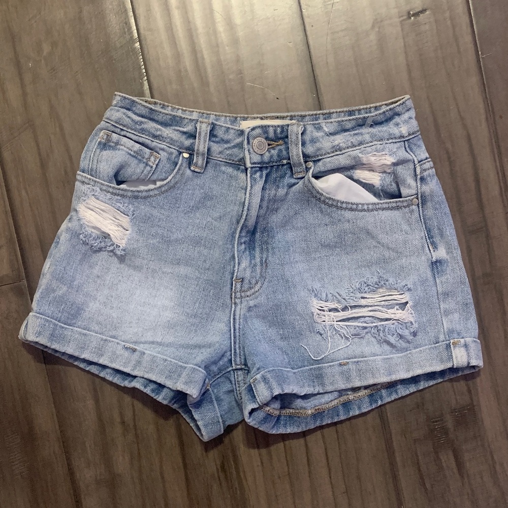Pacsun Light Blue Mom Short